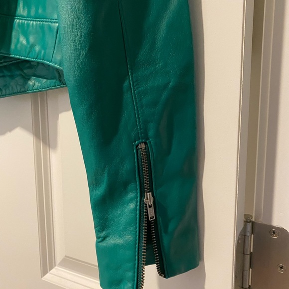 Badgley Mischka Leather Jacket - Picture 2 of 6